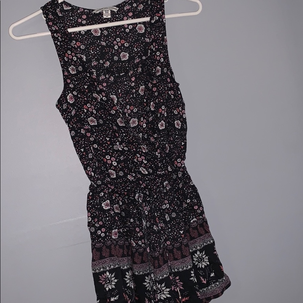 Floral Print Romper